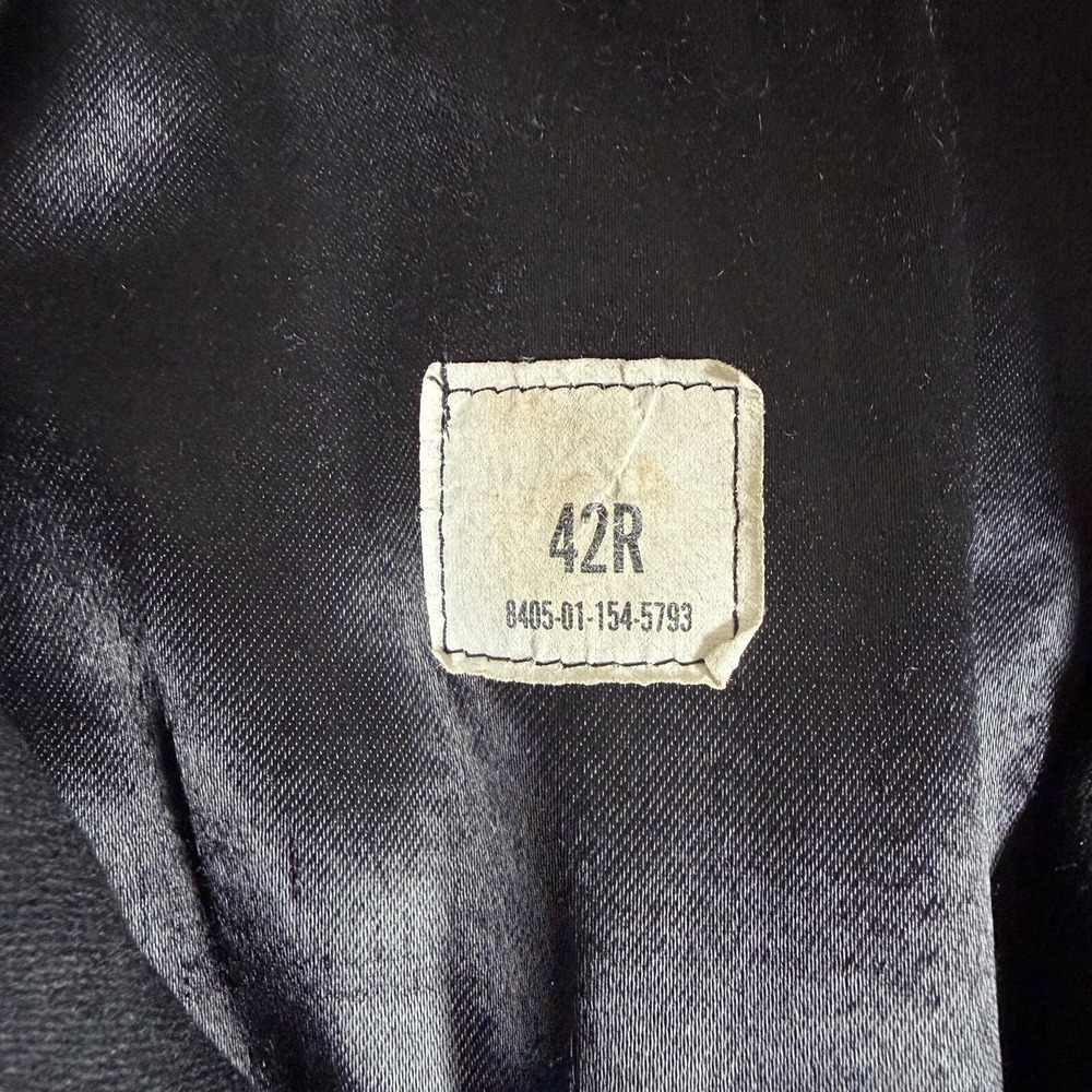 US Navy Pea Coat Mens 42R Sterlingwear Boston Wool USN Military Anchor Buttons - Picture 4 of 11